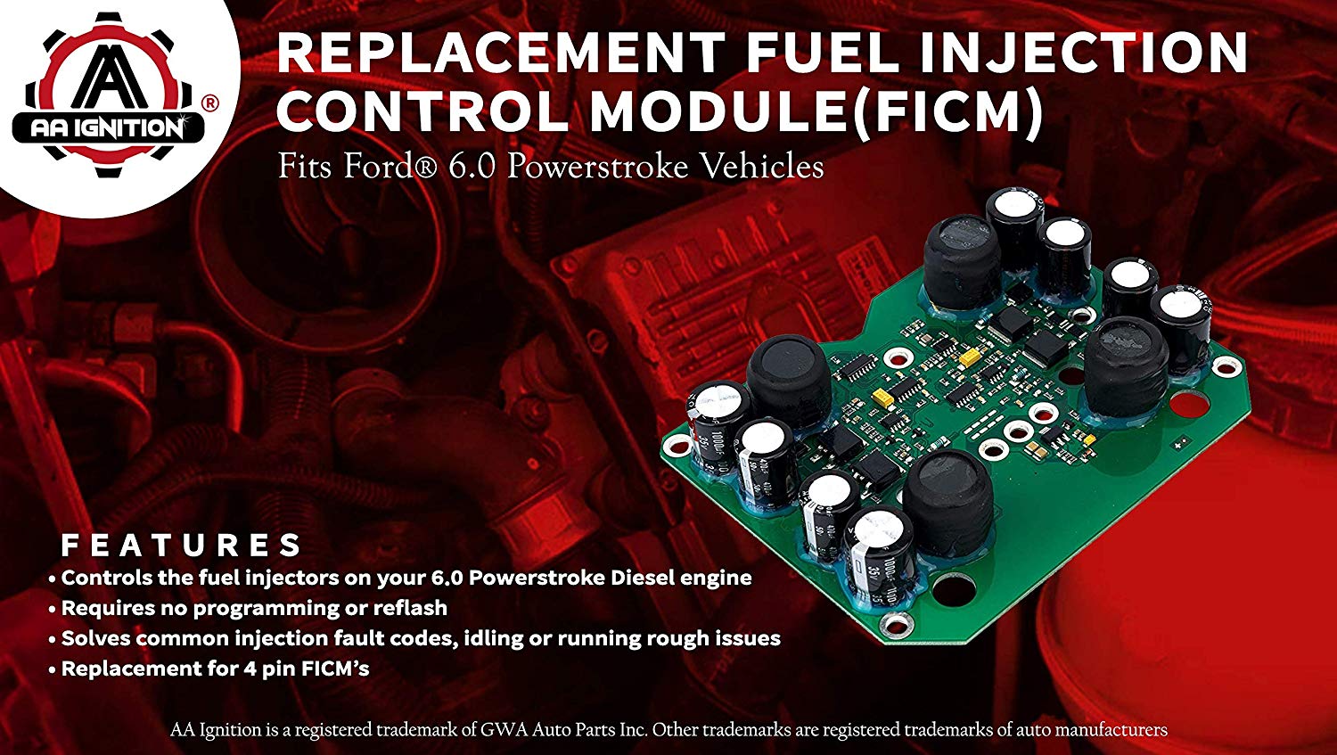 FICM Fuel Injection Control Module replacement Board 6.0 Powerstroke NEW 90...