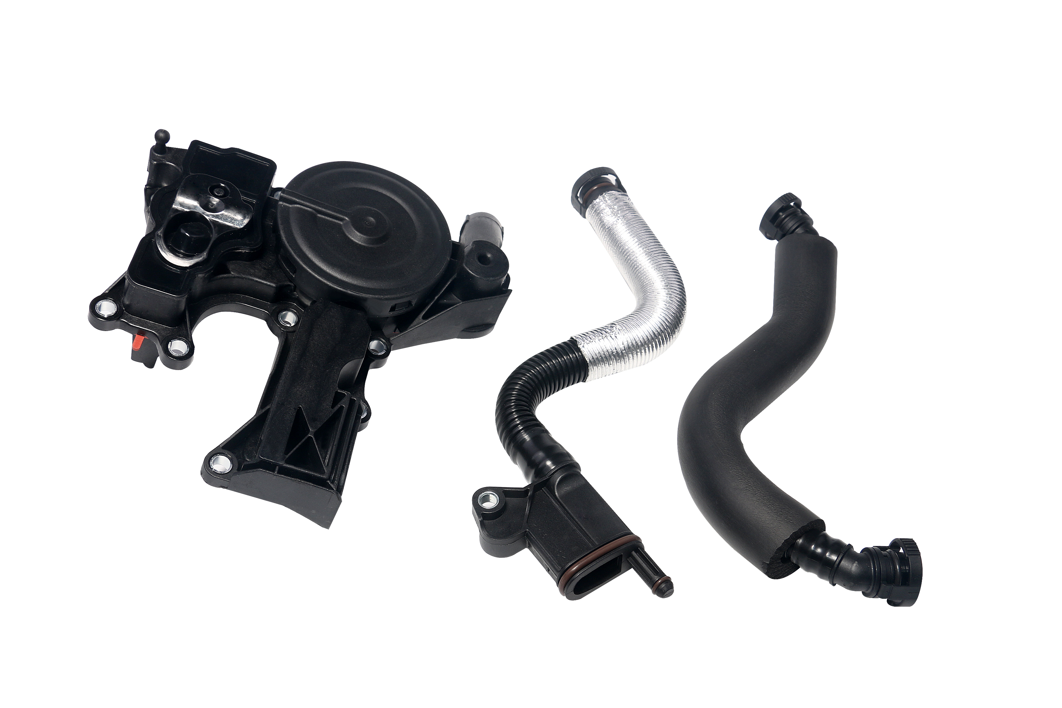 PCV Crankcase Vent Valve Breather Hose Kit - Fits 2.0L Turbo Volkswagen & Audi TSI & FSI Engines Image