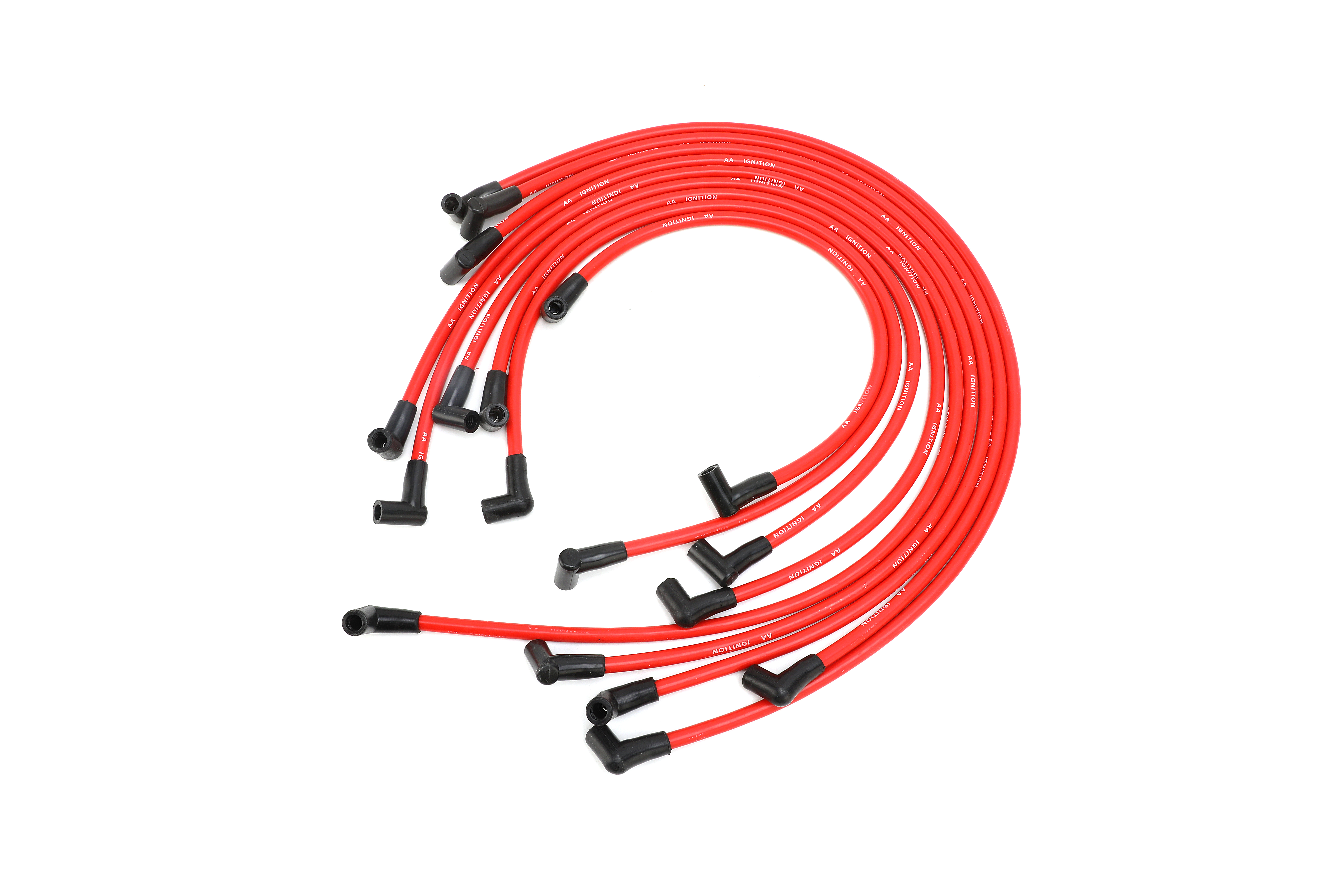 BBC Small Block 307 350 Universal Spark Plug Wire Set 454 496 10.5mm High Performance Kit GM SBC Compatible with Chevy 502 and more with HEI Distributor 327 Big Block Engines 427 